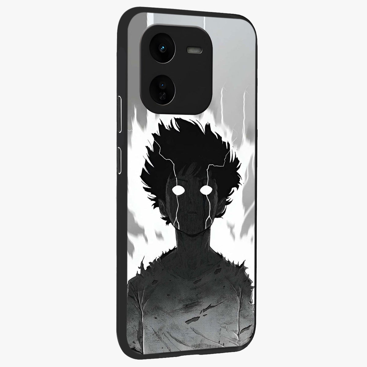 Awakened Inner Rage Glass Case upright view showcasing dramatic artwork with strong expressive aesthetic.