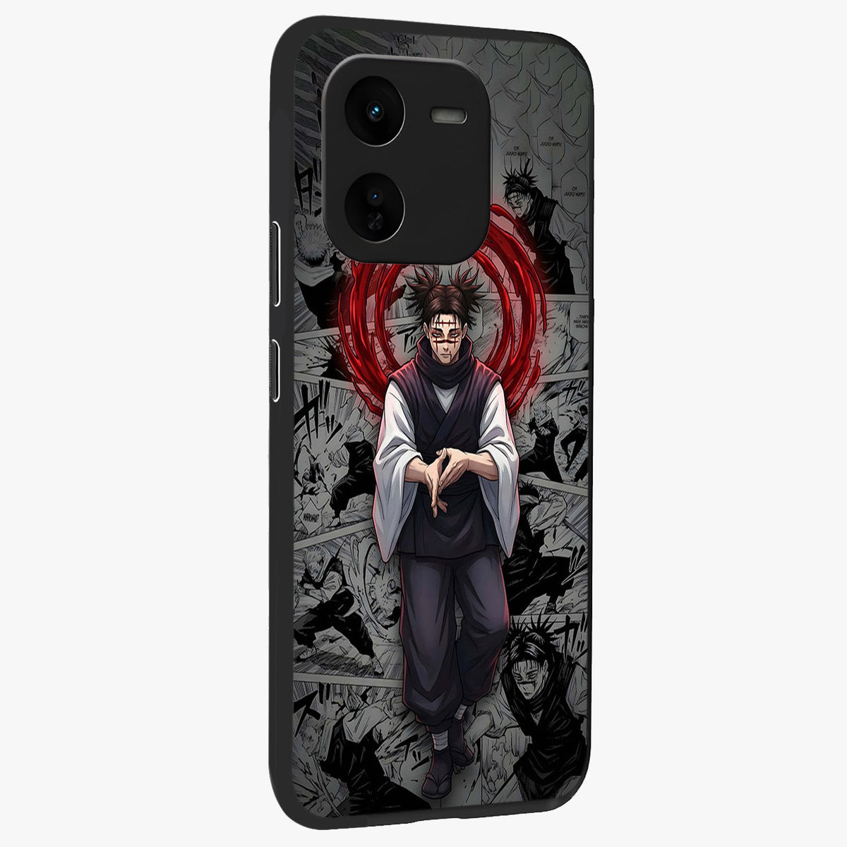 Cursed Ritual Ascension Glass Case upright view showcasing powerful ascension artwork with dark fantasy theme.