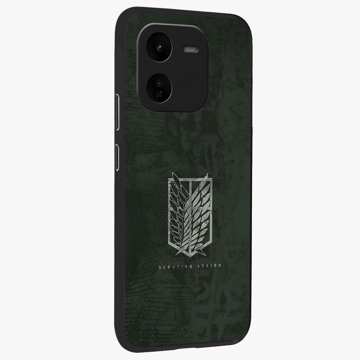 Wings Of Freedom Glass Case upright view showcasing powerful wings artwork with freedom themed design.