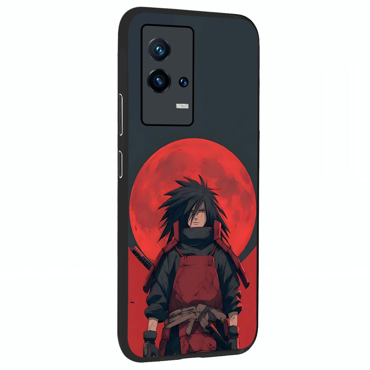 Crimson Moon Warlord Glass Case upright view showcasing powerful warlord artwork with dark celestial theme.