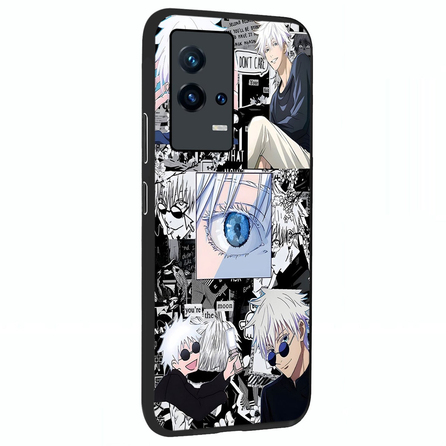 Infinity Sorcerer Chaos Glass Case upright view showcasing dramatic sorcerer artwork with chaotic mystical theme.