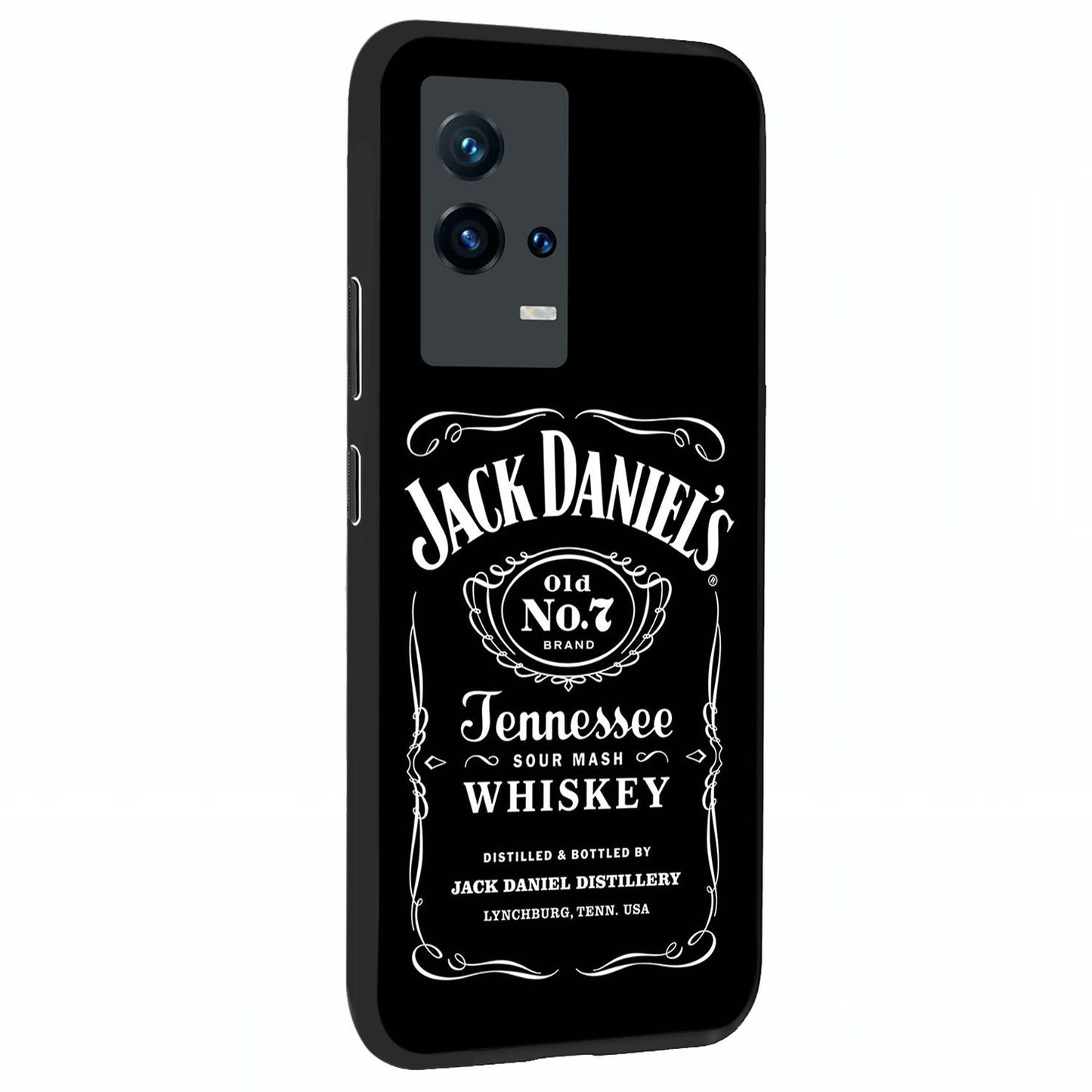 Vintage Whiskey Heritage Glass Case upright view showcasing stylish vintage whiskey artwork with timeless bar culture theme.