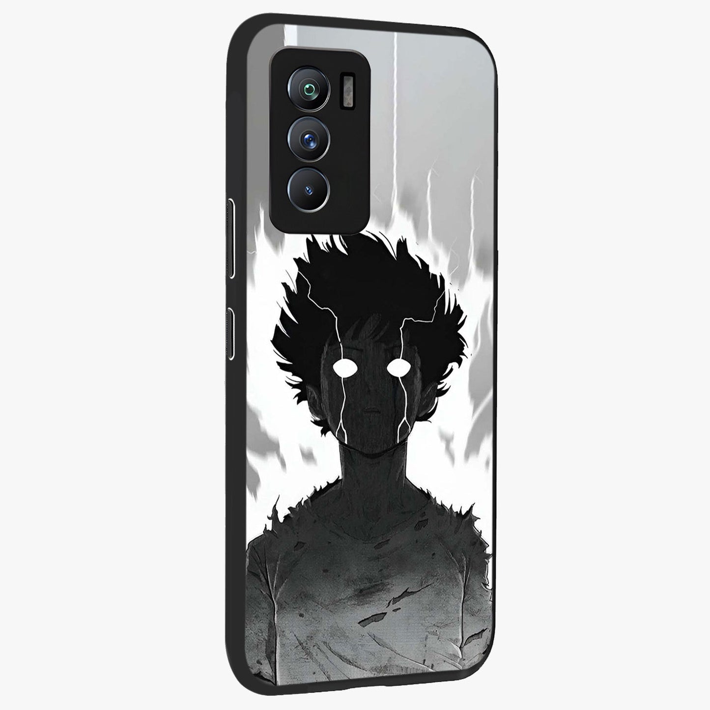Awakened Inner Rage Glass Case upright view showcasing dramatic artwork with strong expressive aesthetic.