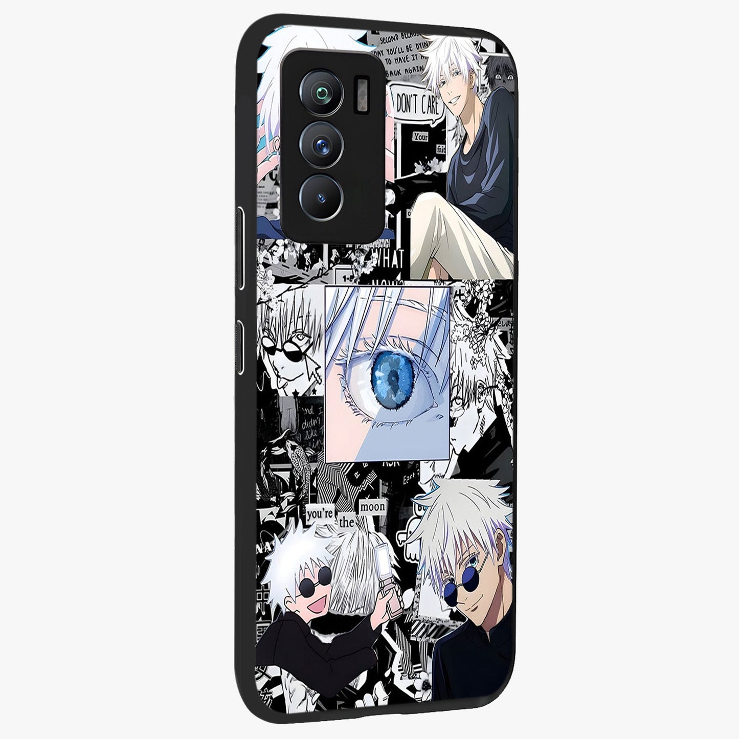 Infinity Sorcerer Chaos Glass Case upright view showcasing dramatic sorcerer artwork with chaotic mystical theme.
