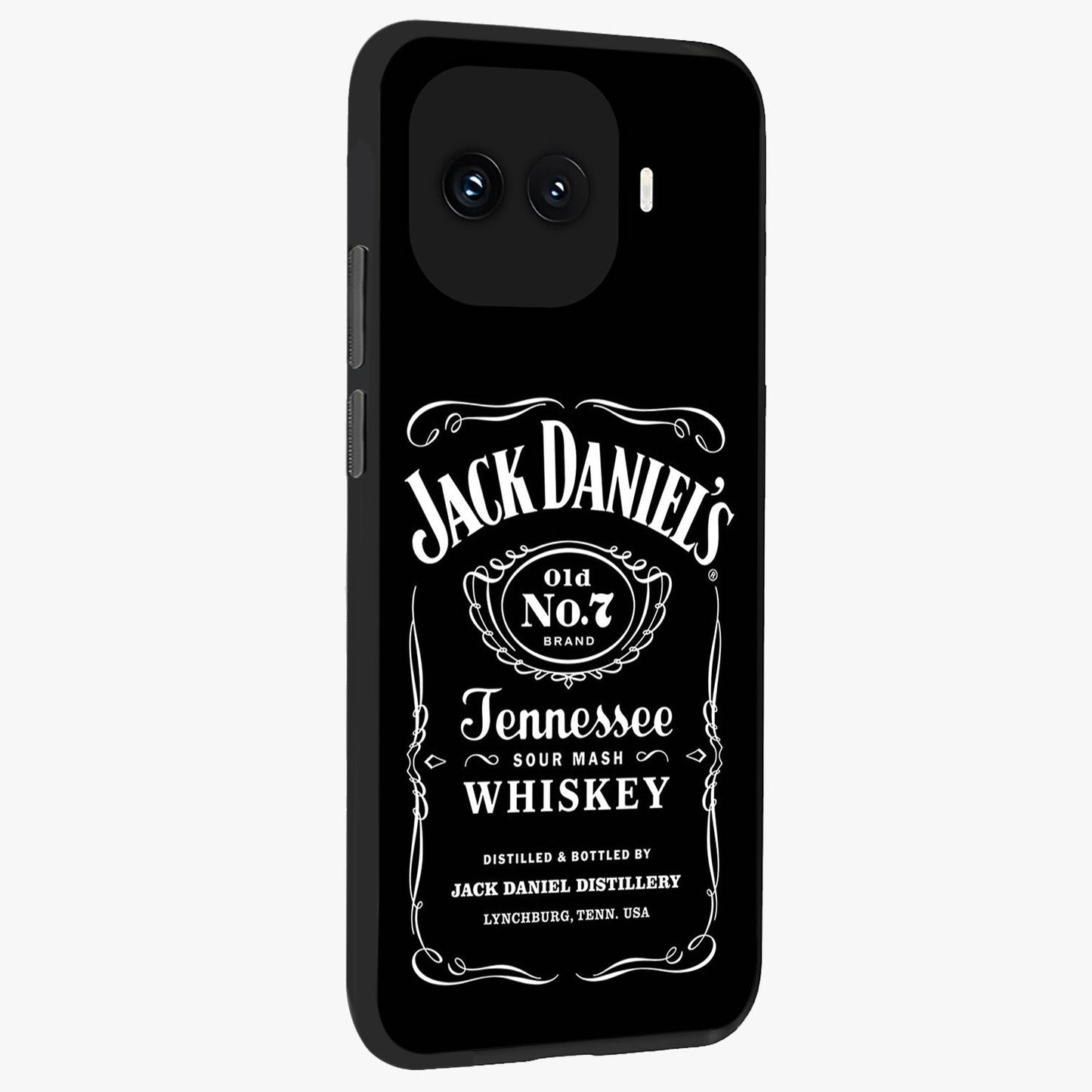 Vintage Whiskey Heritage Glass Case upright view showcasing stylish vintage whiskey artwork with timeless bar culture theme.