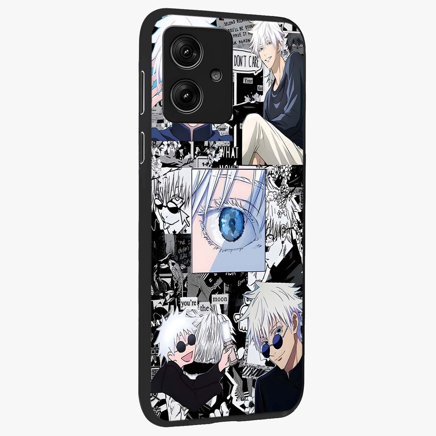 Infinity Sorcerer Chaos Glass Case upright view showcasing dramatic sorcerer artwork with chaotic mystical theme.