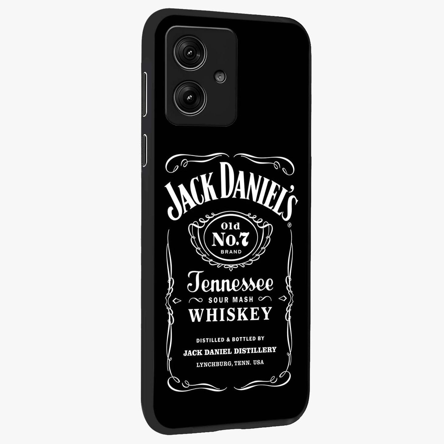 Vintage Whiskey Heritage Glass Case upright view showcasing stylish vintage whiskey artwork with timeless bar culture theme.