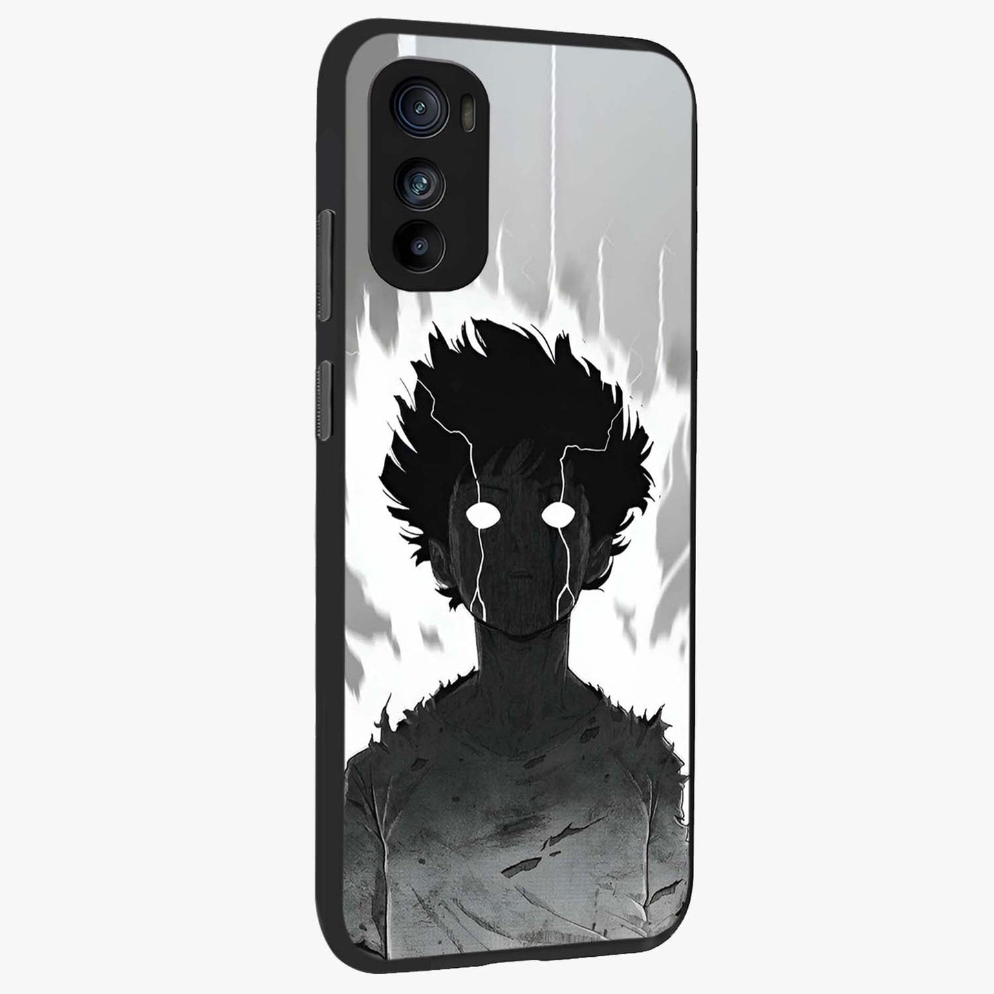 Awakened Inner Rage Glass Case upright view showcasing dramatic artwork with strong expressive aesthetic.