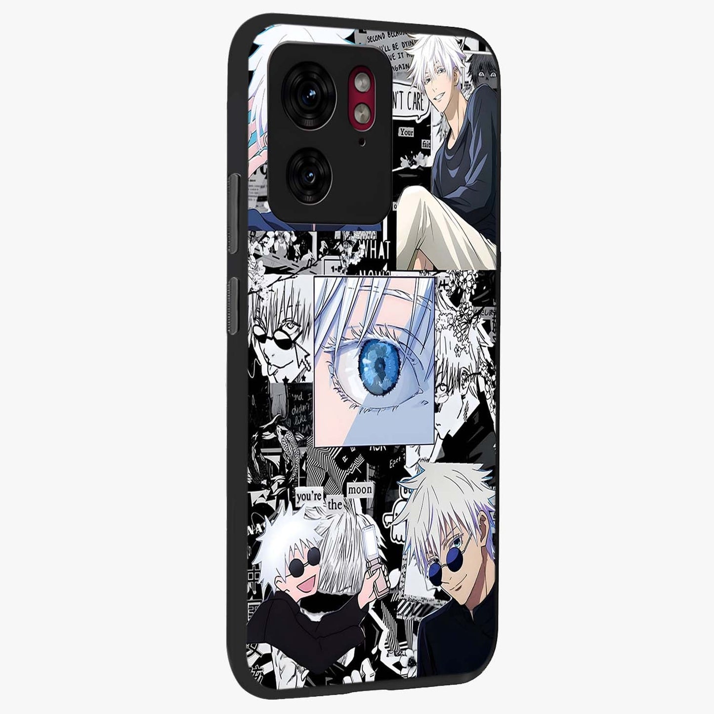 Infinity Sorcerer Chaos Glass Case upright view showcasing dramatic sorcerer artwork with chaotic mystical theme.