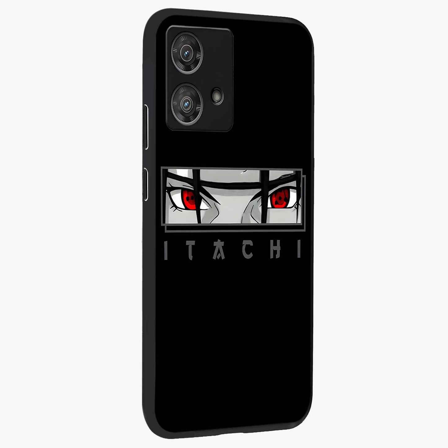 Scarlet Gaze Dominance Glass Case upright view showcasing powerful dramatic artwork with dominant artistic theme.