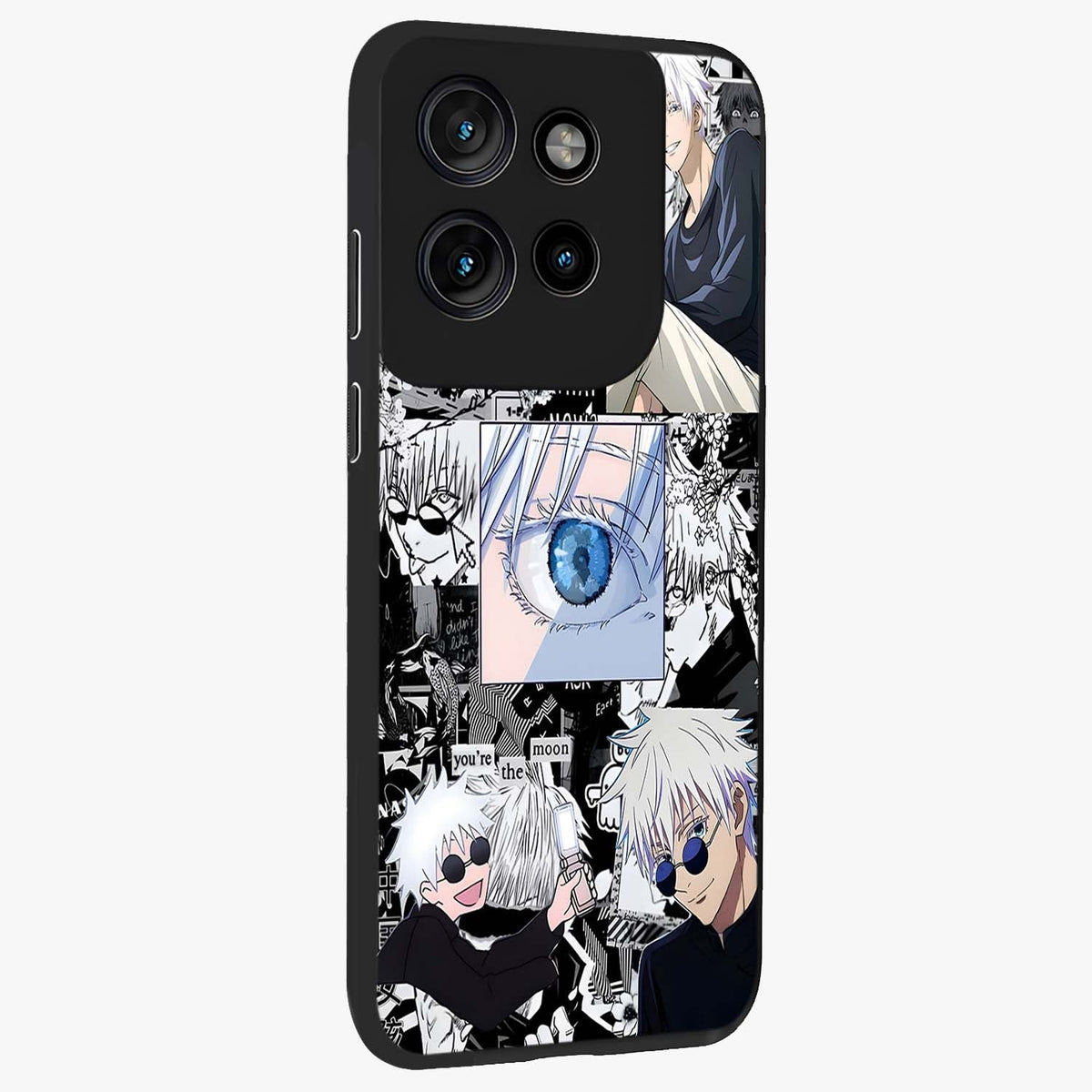 Infinity Sorcerer Chaos Glass Case upright view showcasing dramatic sorcerer artwork with chaotic mystical theme.