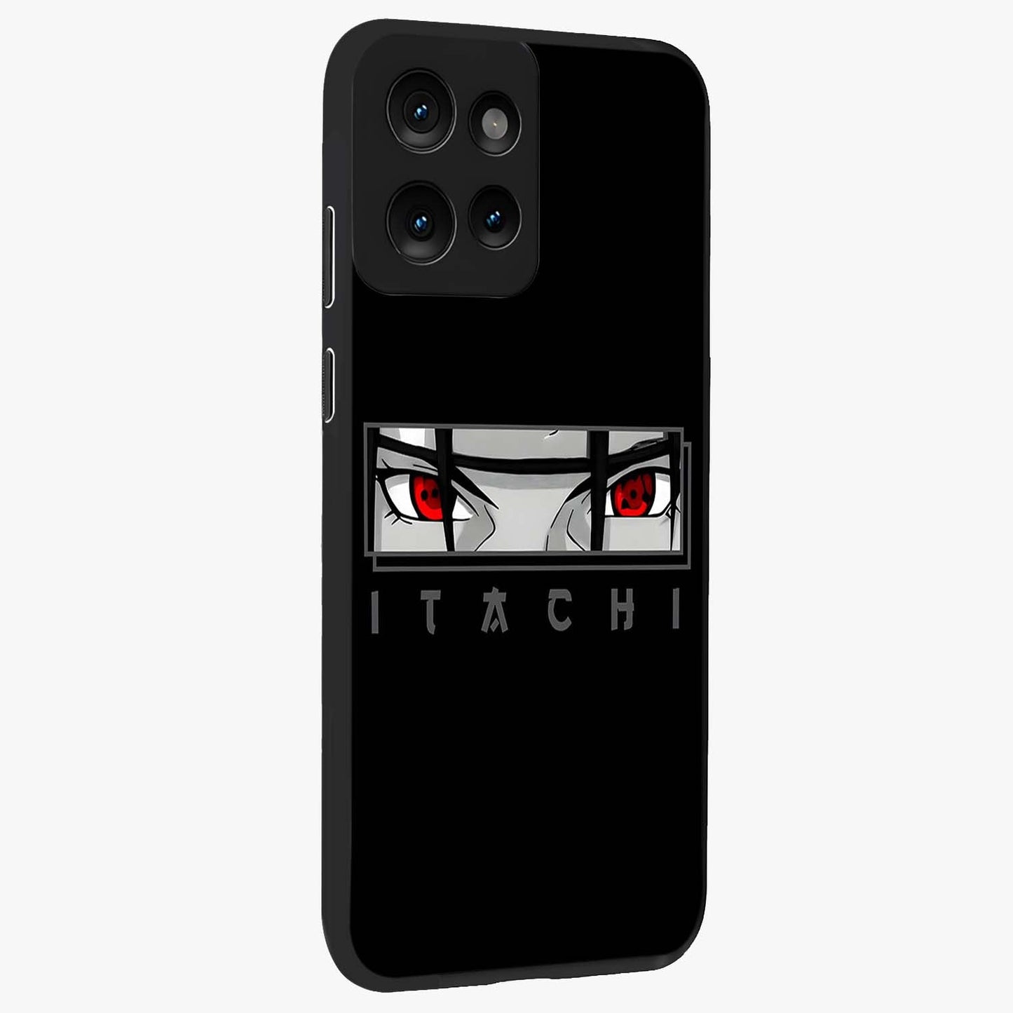 Scarlet Gaze Dominance Glass Case upright view showcasing powerful dramatic artwork with dominant artistic theme.