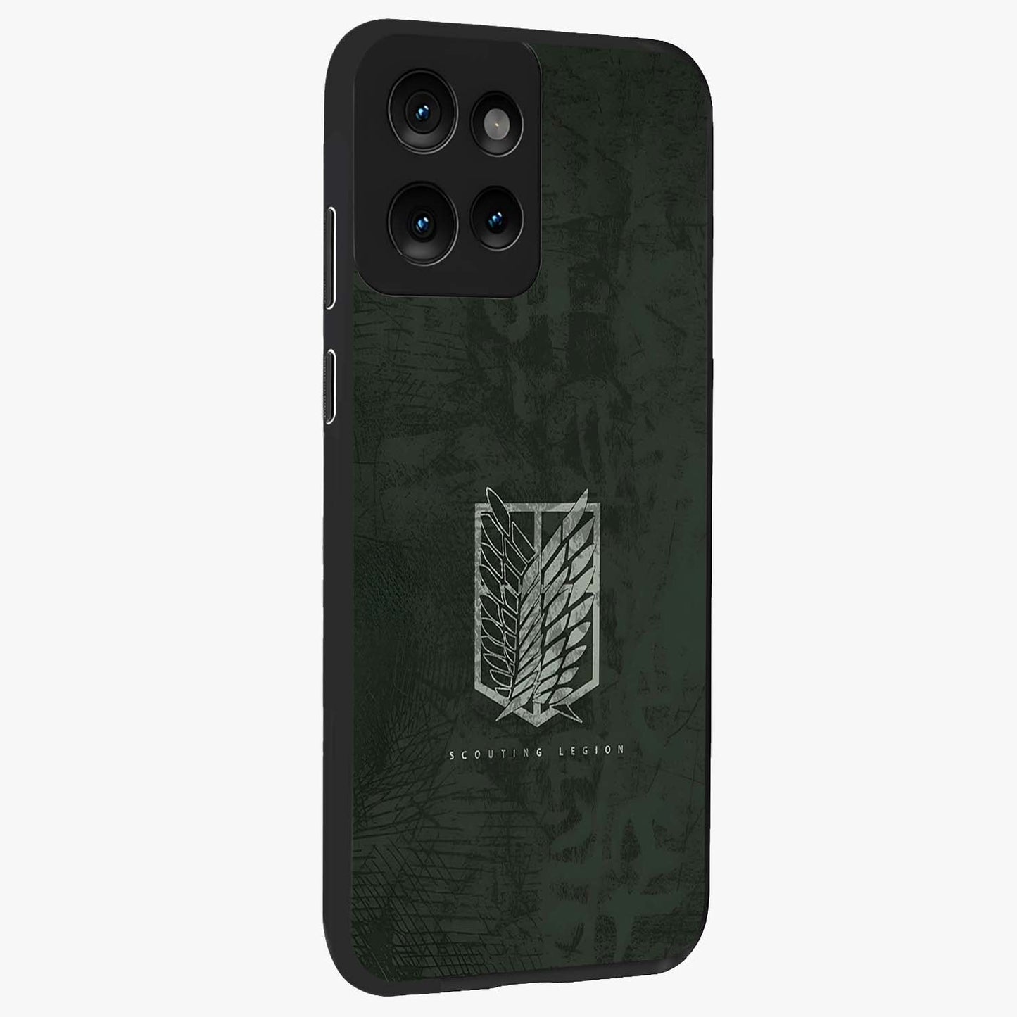Wings Of Freedom Glass Case upright view showcasing powerful wings artwork with freedom themed design.