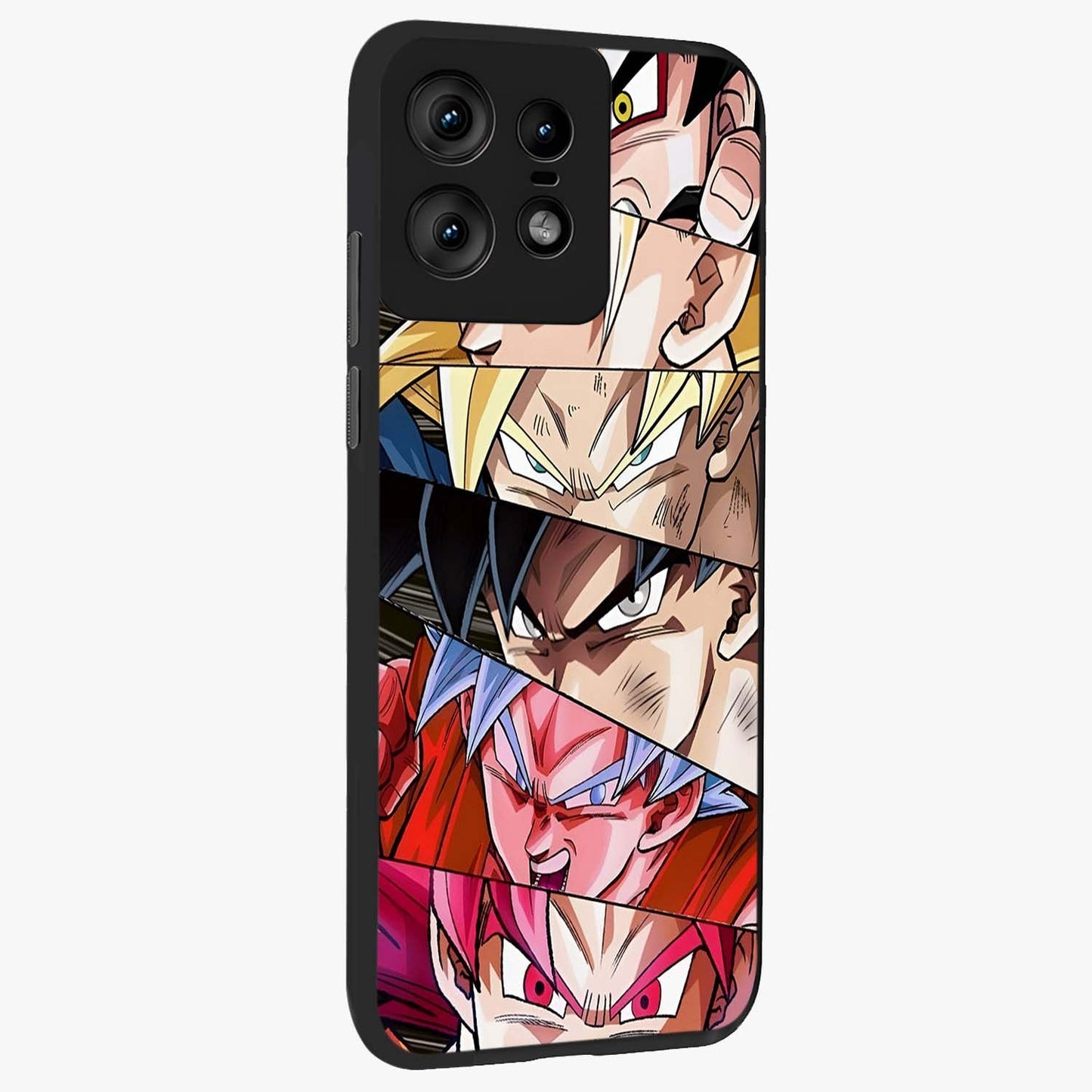 Anime Character Glass Case upright view showcasing expressive anime artwork with bold graphic style.
