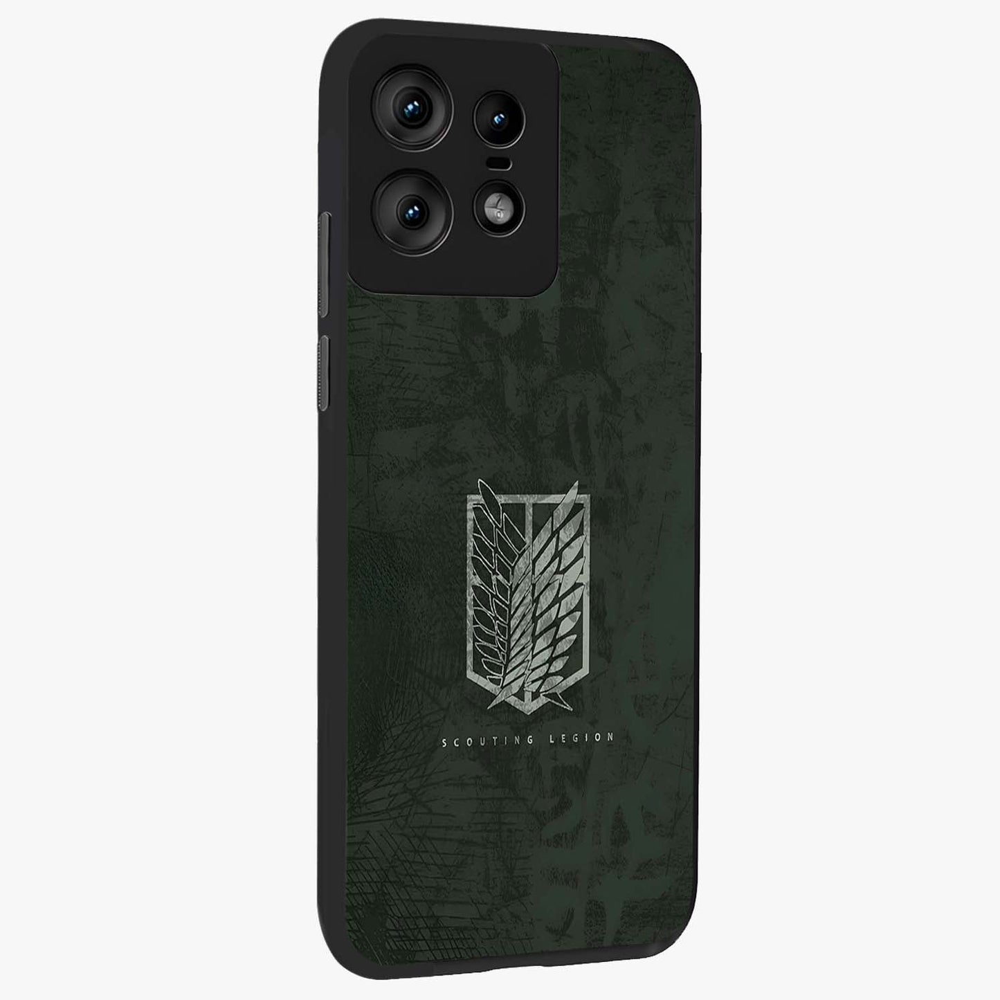 Wings Of Freedom Glass Case upright view showcasing powerful wings artwork with freedom themed design.