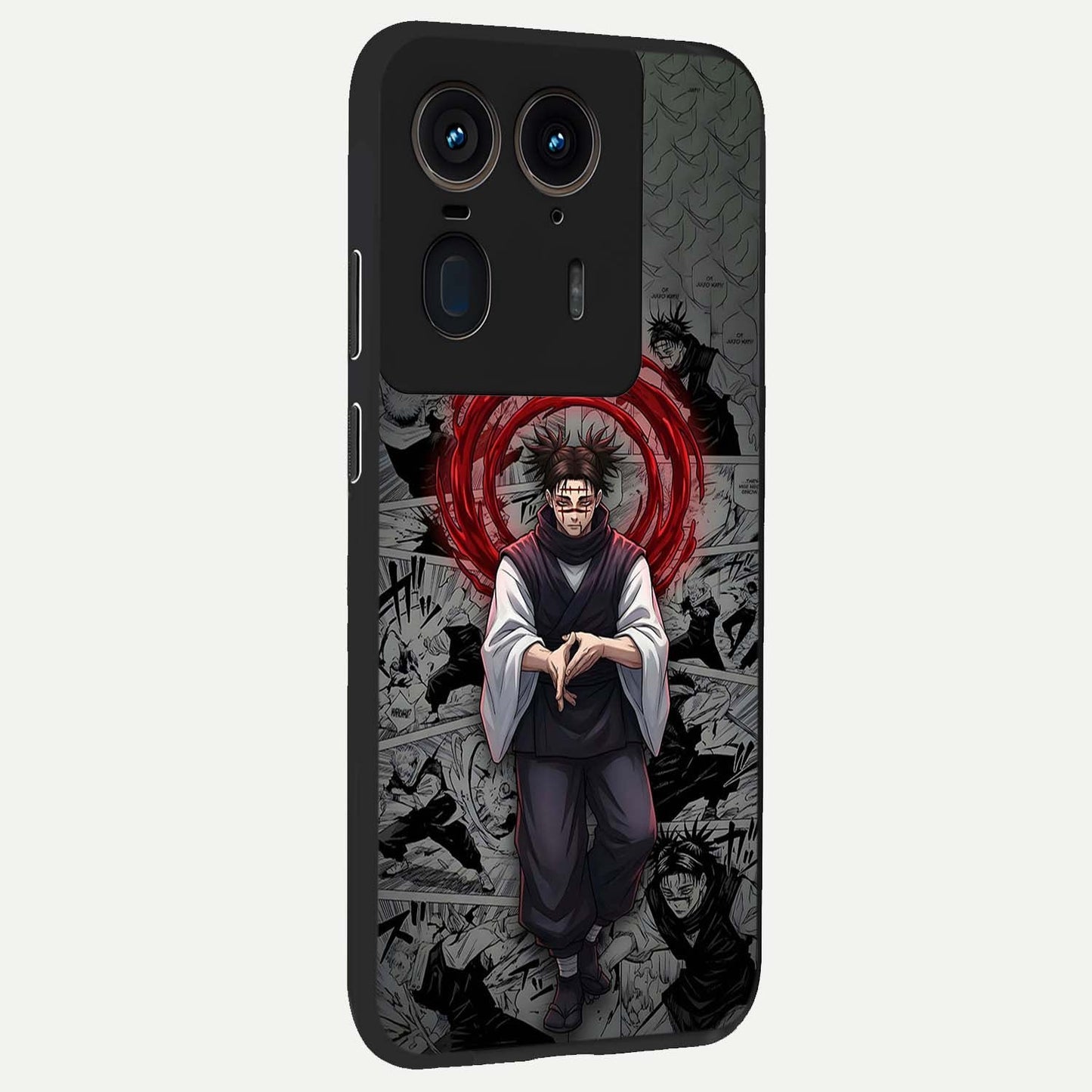 Cursed Ritual Ascension Glass Case upright view showcasing powerful ascension artwork with dark fantasy theme.