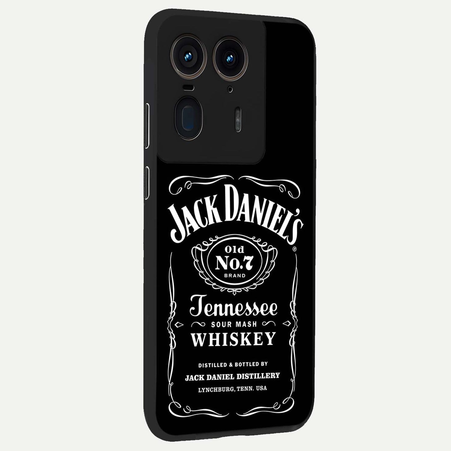 Vintage Whiskey Heritage Glass Case upright view showcasing stylish vintage whiskey artwork with timeless bar culture theme.