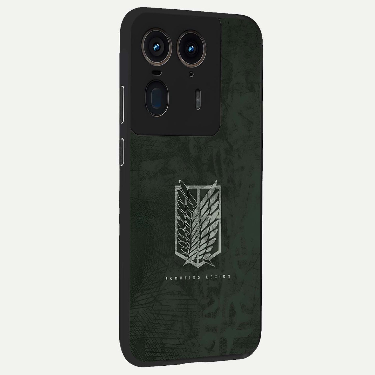 Wings Of Freedom Glass Case upright view showcasing powerful wings artwork with freedom themed design.