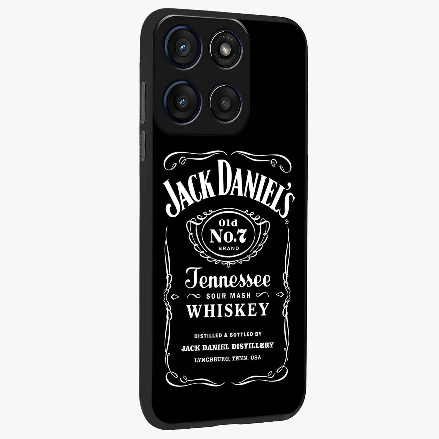 Vintage Whiskey Heritage Glass Case upright view showcasing stylish vintage whiskey artwork with timeless bar culture theme.