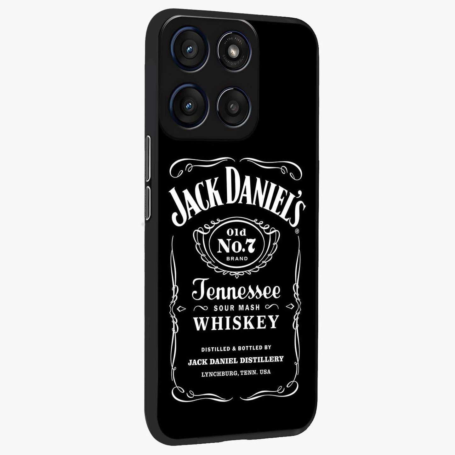 Vintage Whiskey Heritage Glass Case upright view showcasing stylish vintage whiskey artwork with timeless bar culture theme.