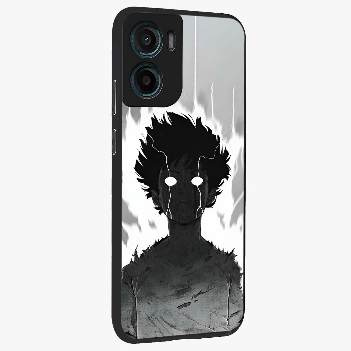 Awakened Inner Rage Glass Case upright view showcasing dramatic artwork with strong expressive aesthetic.
