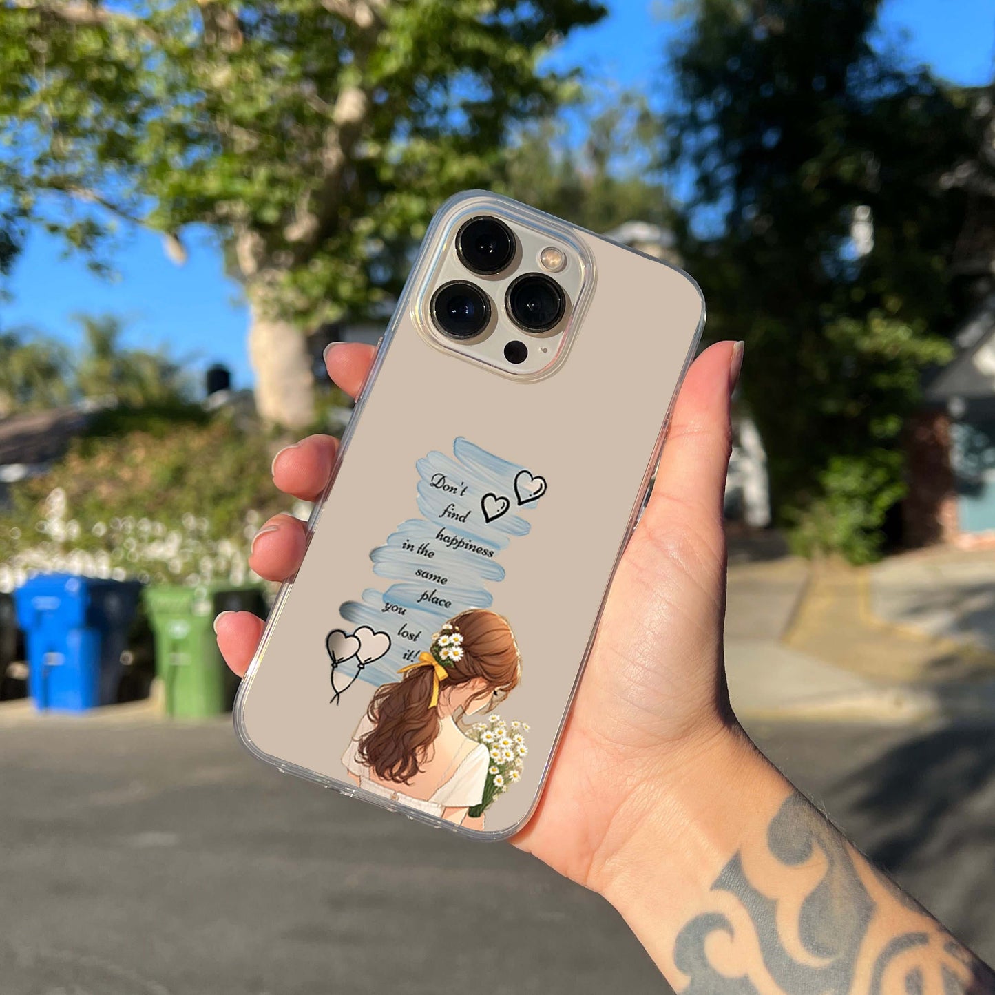 Daisy Dream Girl Clear Silicon Cover