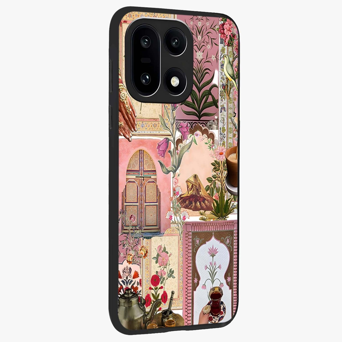 Royal Pink Legacy Glass Case for 1+15 side perspective highlighting smooth textures and premium edges