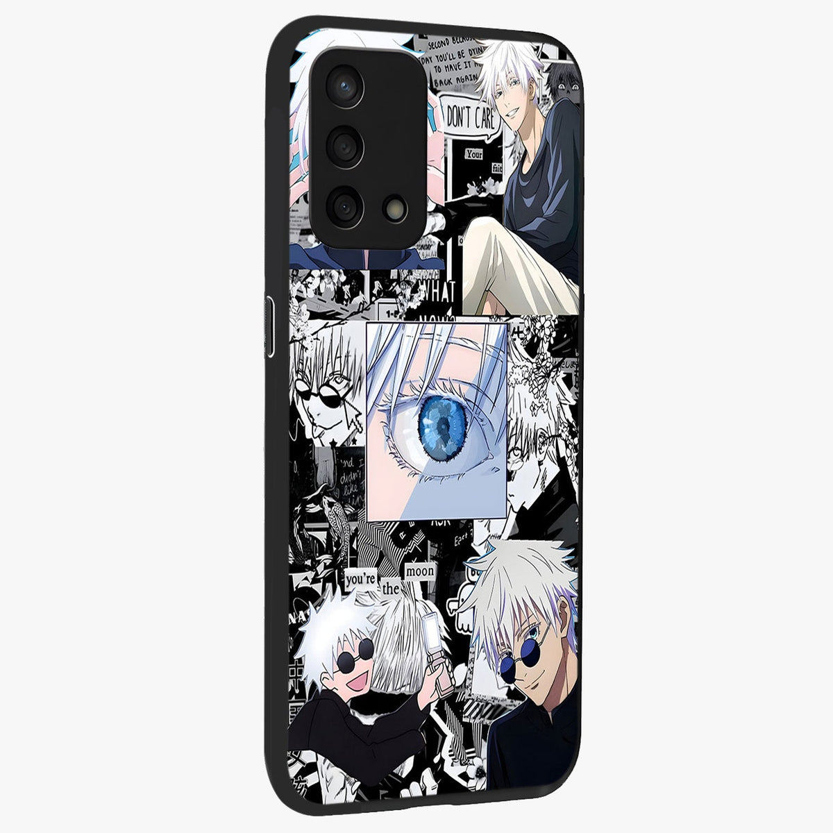 Infinity Sorcerer Chaos Glass Case upright view showcasing dramatic sorcerer artwork with chaotic mystical theme.