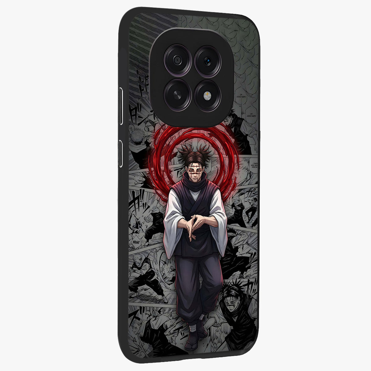 Cursed Ritual Ascension Glass Case upright view showcasing powerful ascension artwork with dark fantasy theme.