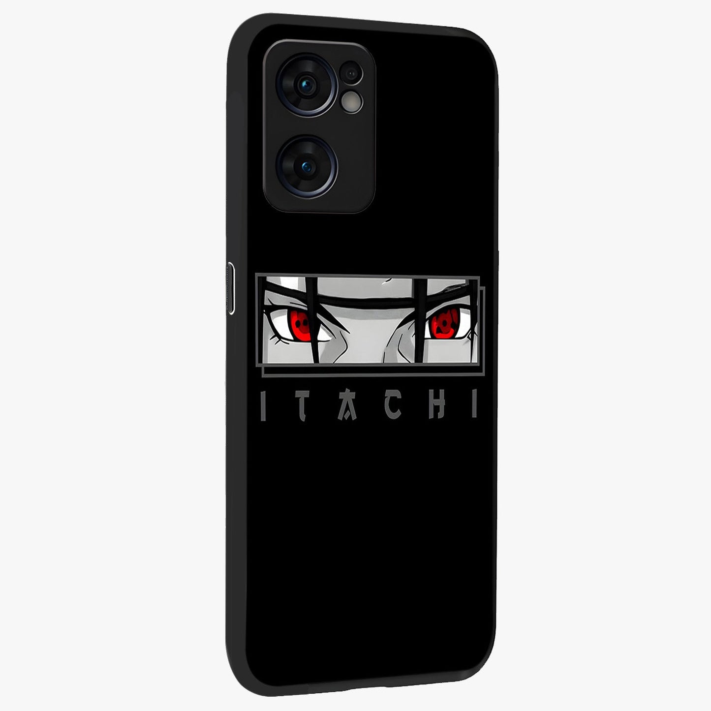 Scarlet Gaze Dominance Glass Case upright view showcasing powerful dramatic artwork with dominant artistic theme.
