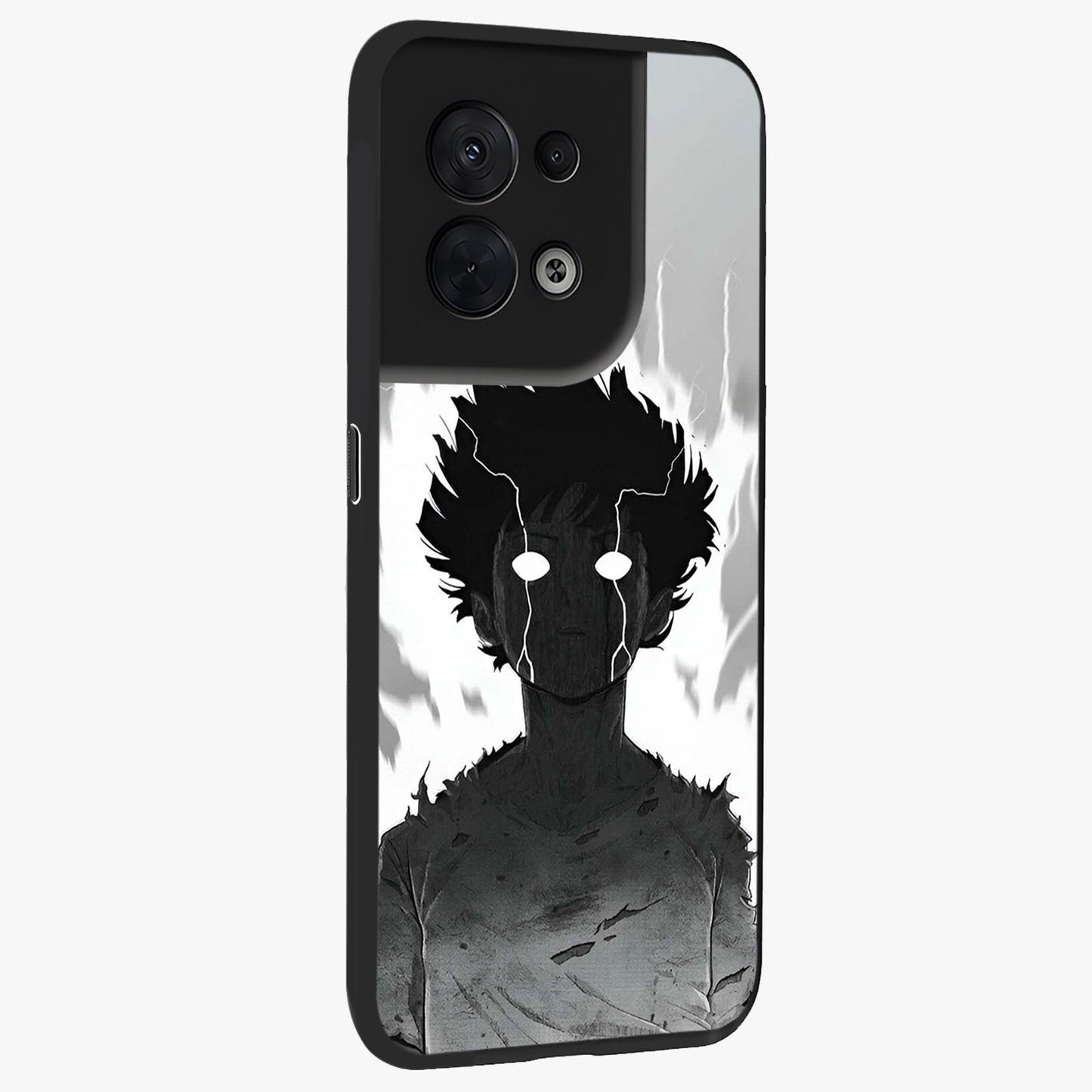 Awakened Inner Rage Glass Case upright view showcasing dramatic artwork with strong expressive aesthetic.