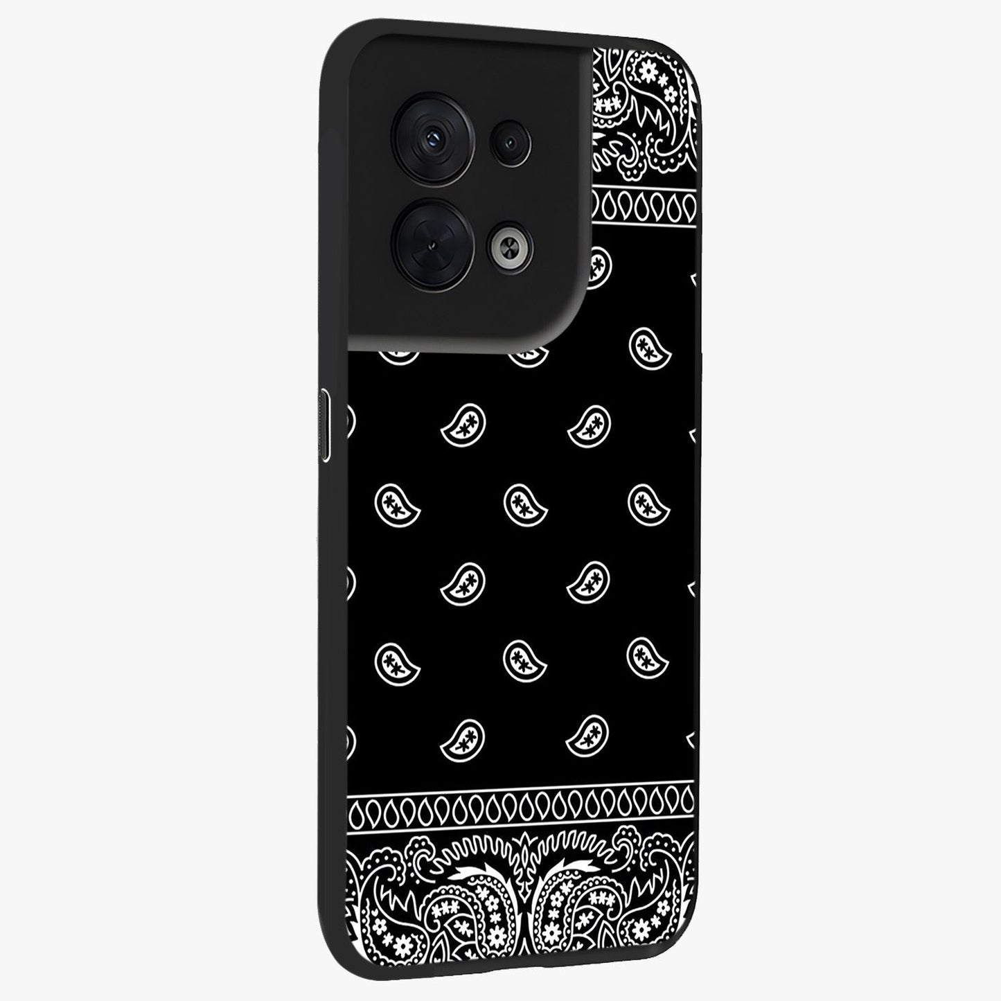 Retro Rebel Threads Glass Case upright view showcasing stylish vintage artwork with bold retro theme.
