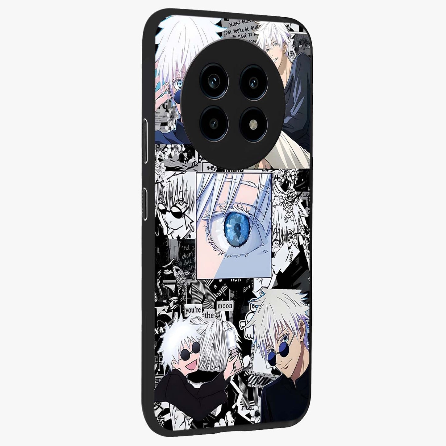 Infinity Sorcerer Chaos Glass Case upright view showcasing dramatic sorcerer artwork with chaotic mystical theme.
