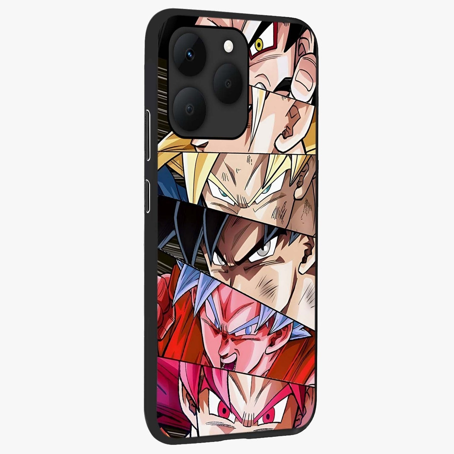 Anime Character Glass Case upright view showcasing expressive anime artwork with bold graphic style.