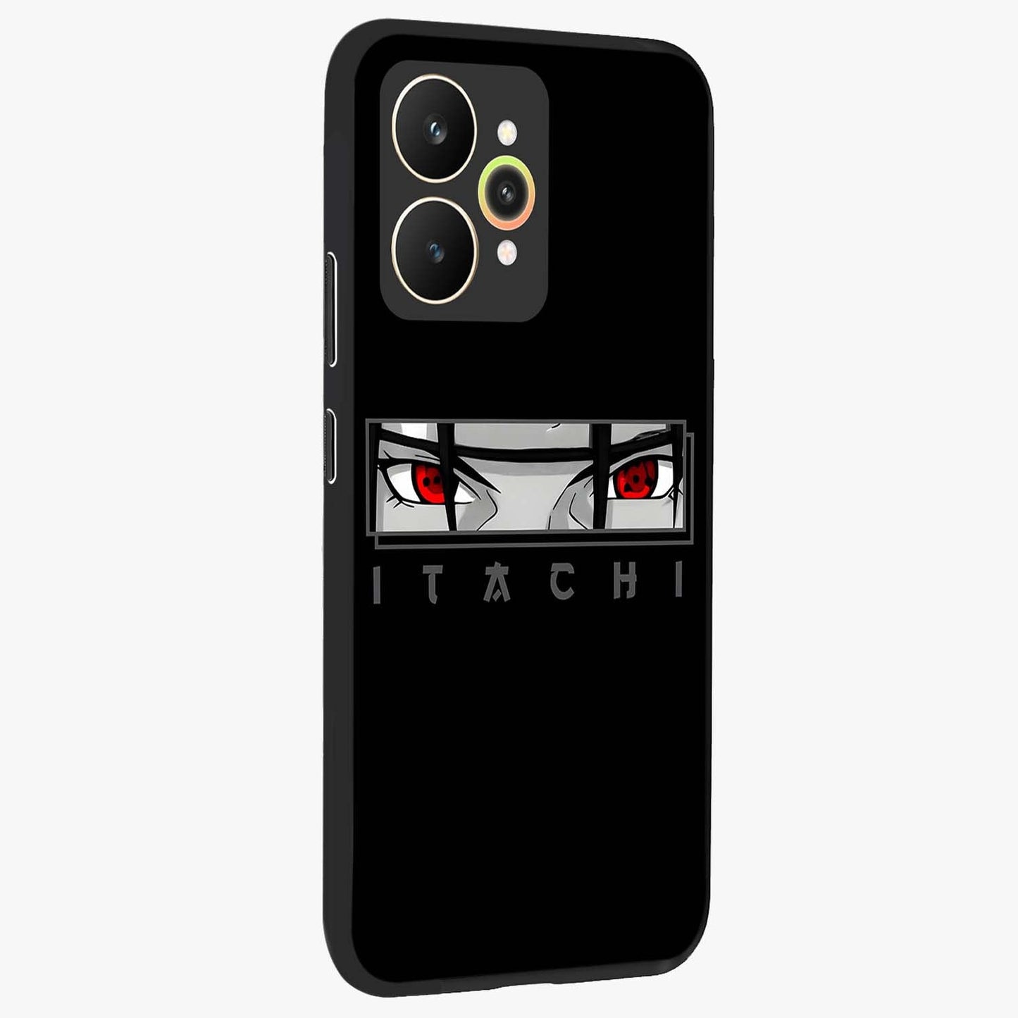 Scarlet Gaze Dominance Glass Case upright view showcasing powerful dramatic artwork with dominant artistic theme.