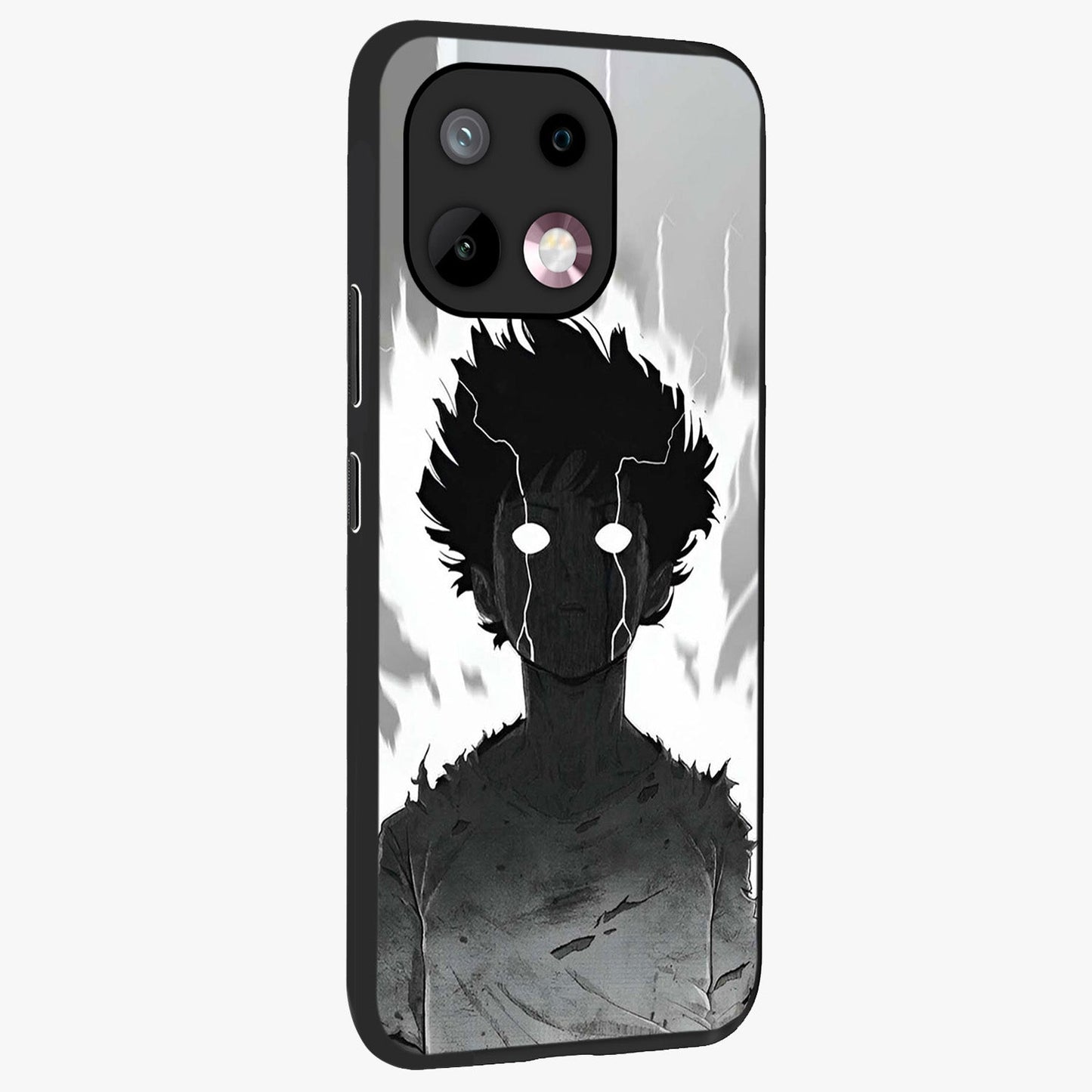 Awakened Inner Rage Glass Case upright view showcasing dramatic artwork with strong expressive aesthetic.