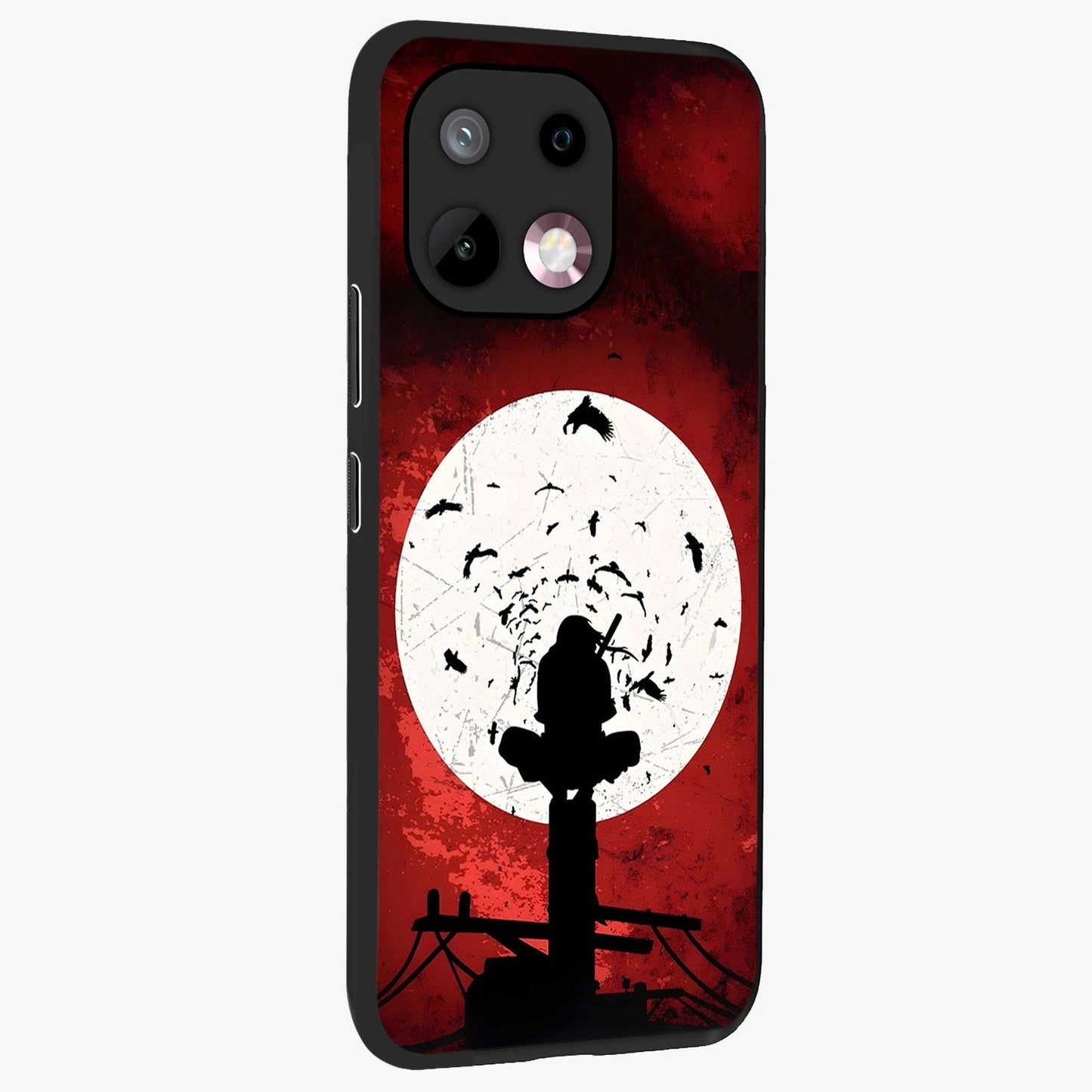 It Comes In Waves Quote Glass Case upright view showcasing calm wave artwork with motivational quote theme.