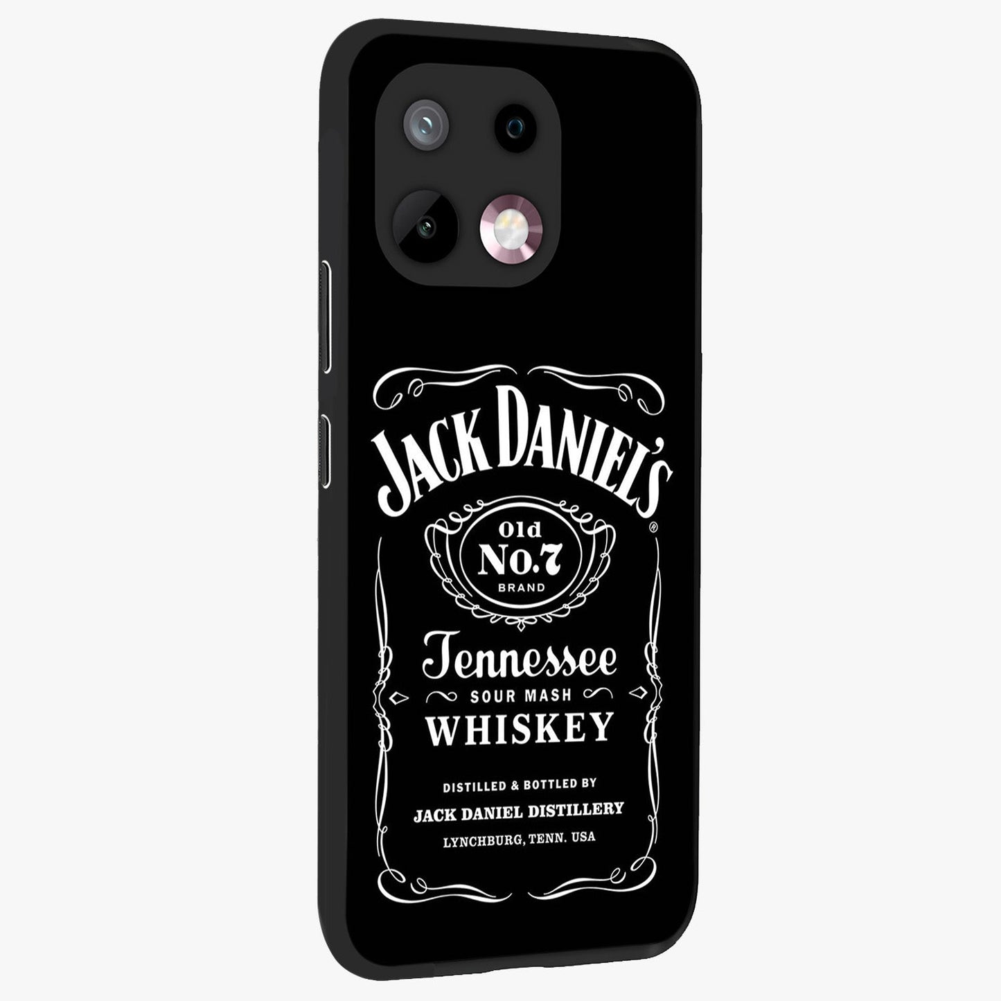 Vintage Whiskey Heritage Glass Case upright view showcasing stylish vintage whiskey artwork with timeless bar culture theme.