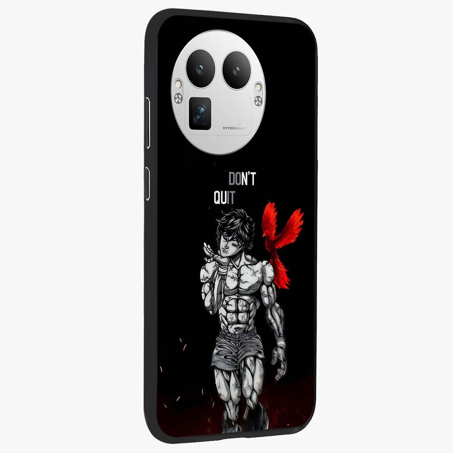 Rise Beyond Limits Glass Case upright view showcasing powerful inspirational artwork with uplifting theme.