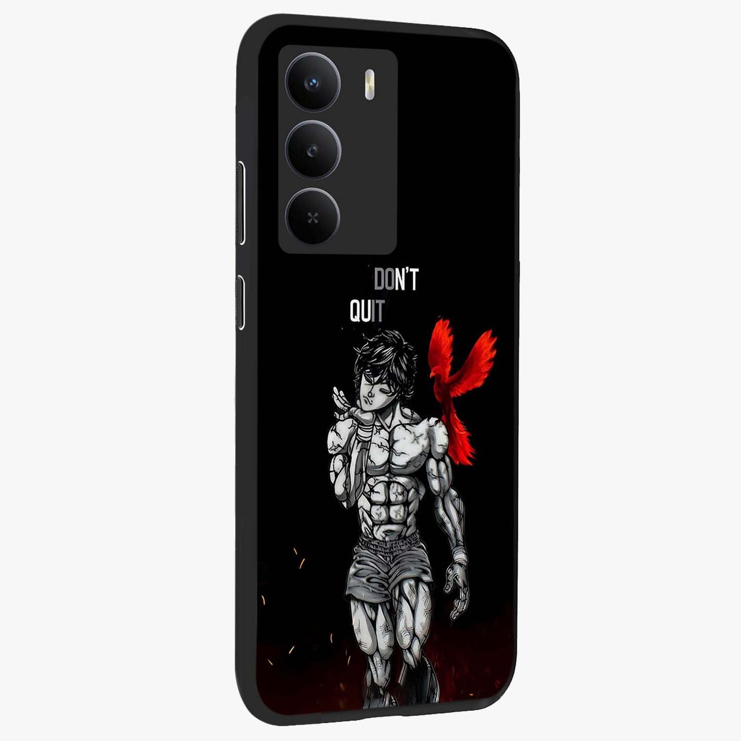 Rise Beyond Limits Glass Case upright view showcasing powerful inspirational artwork with uplifting theme.