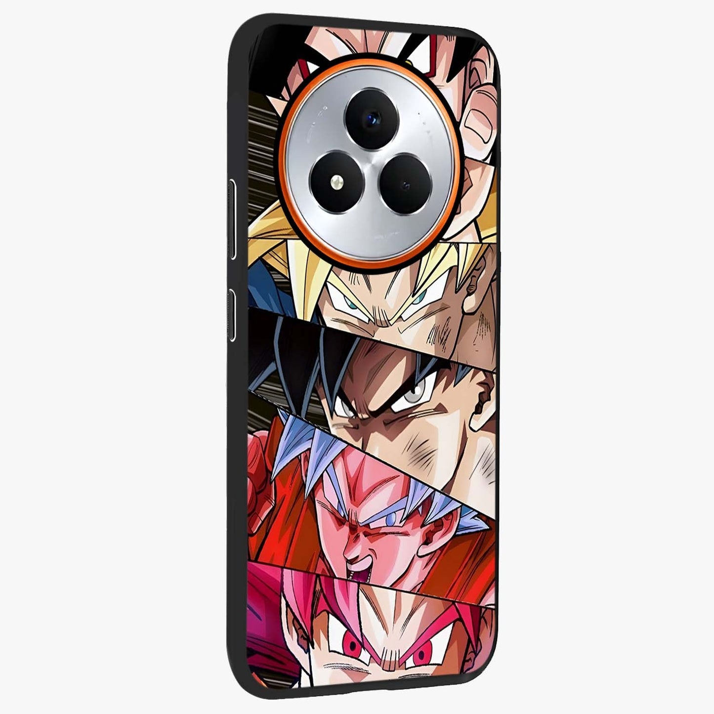 Anime Character Glass Case upright view showcasing expressive anime artwork with bold graphic style.