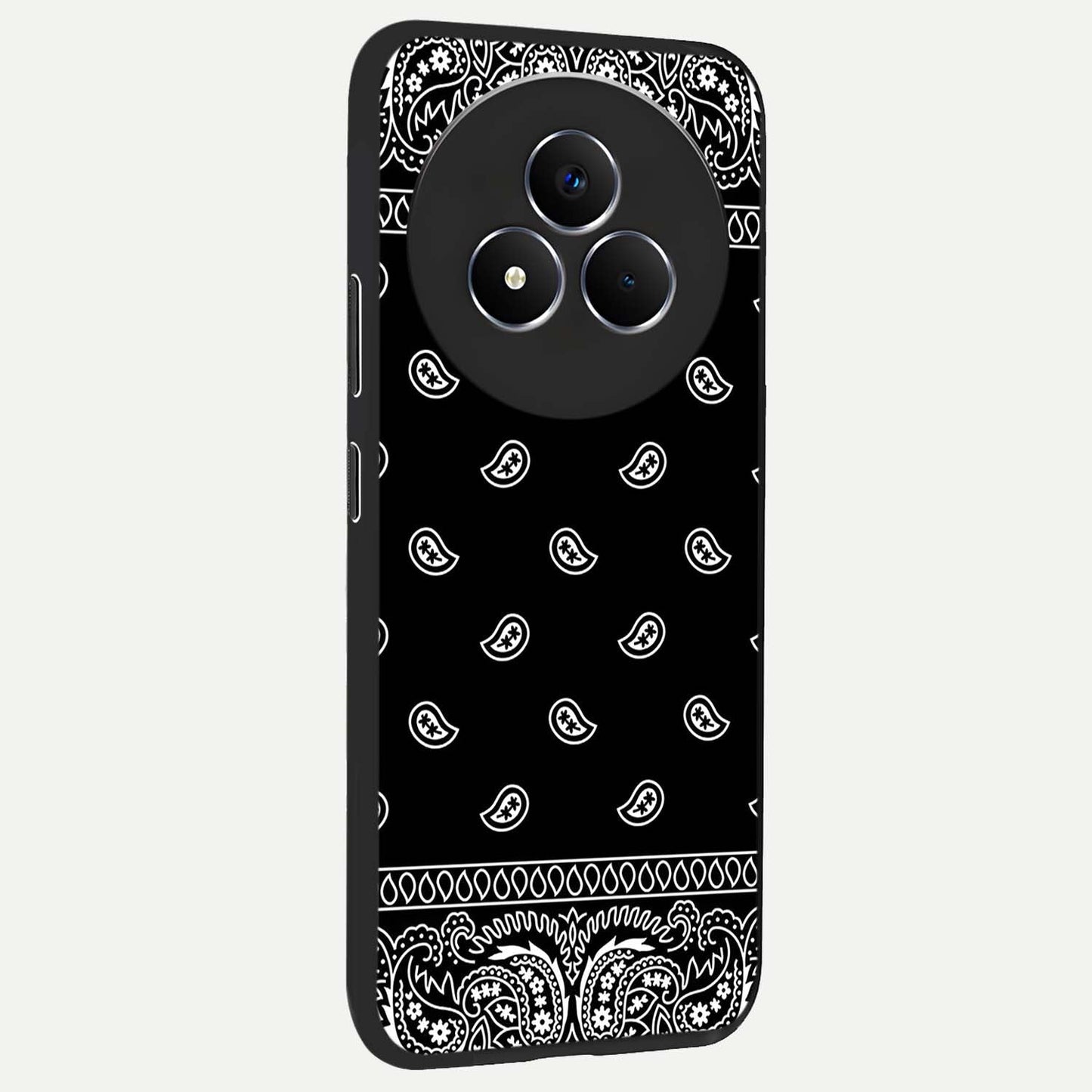 Retro Rebel Threads Glass Case upright view showcasing stylish vintage artwork with bold retro theme.