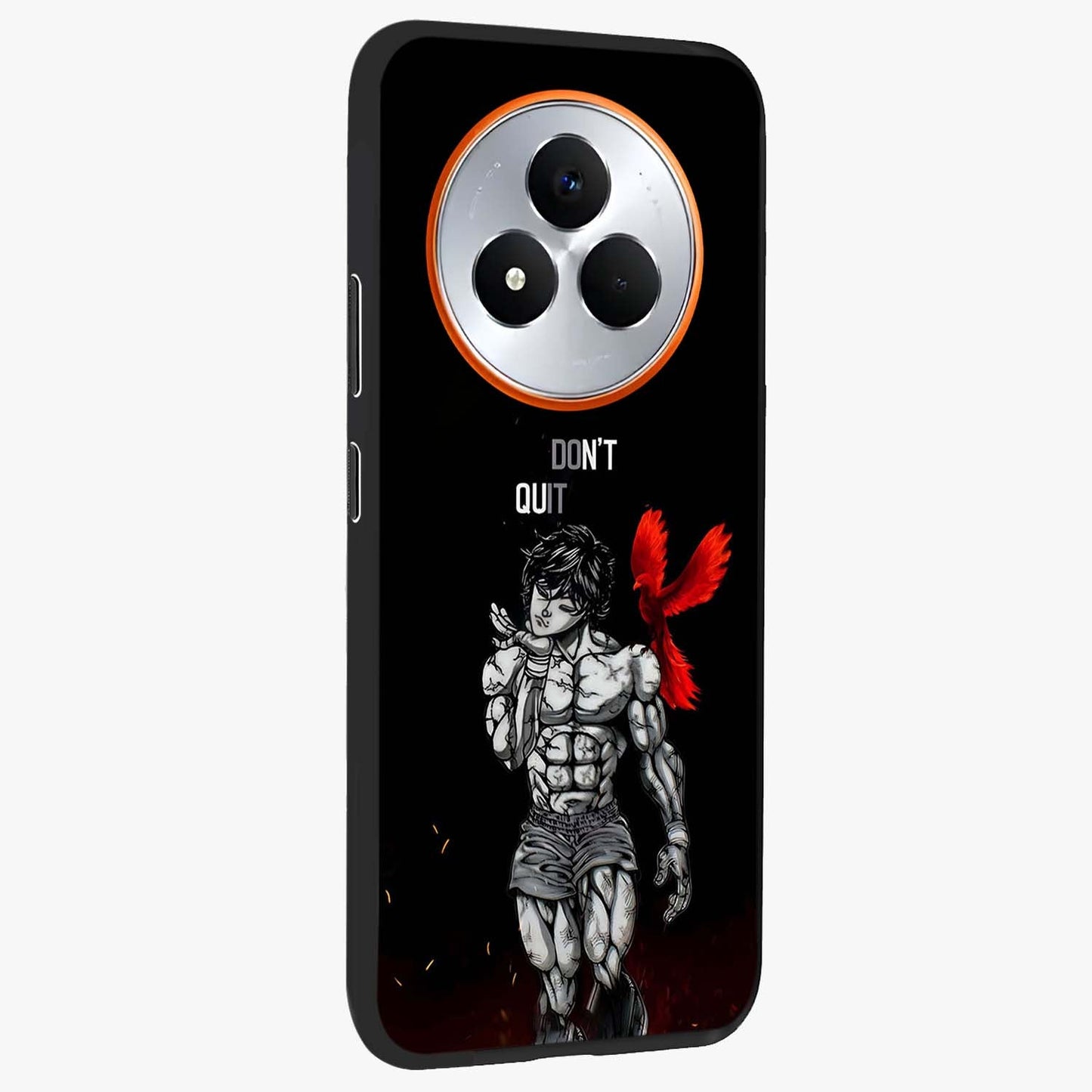 Rise Beyond Limits Glass Case upright view showcasing powerful inspirational artwork with uplifting theme.