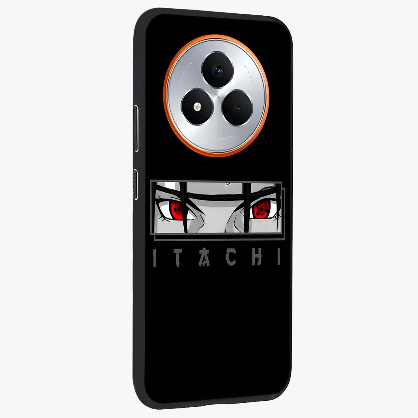 Scarlet Gaze Dominance Glass Case upright view showcasing powerful dramatic artwork with dominant artistic theme.