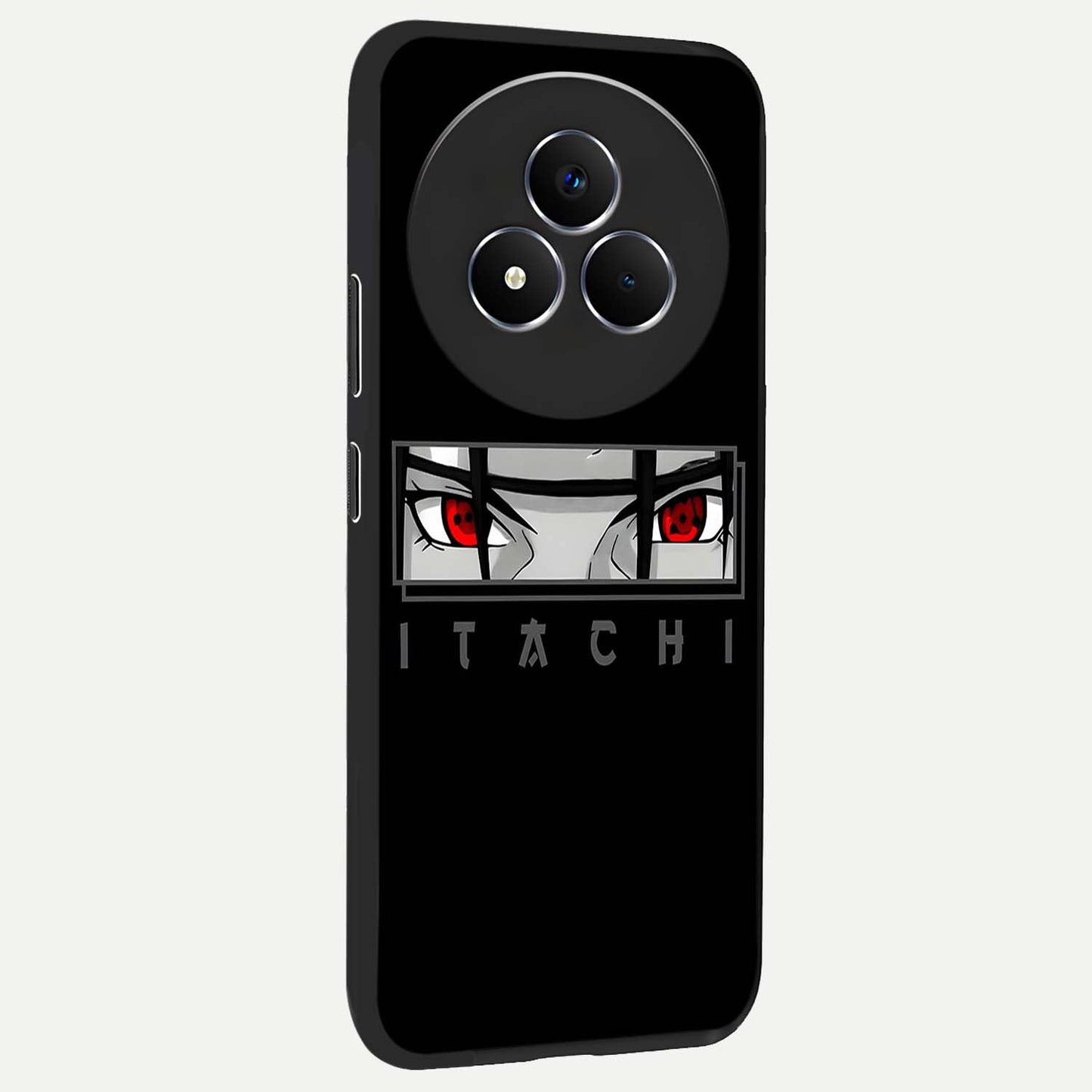 Scarlet Gaze Dominance Glass Case upright view showcasing powerful dramatic artwork with dominant artistic theme.