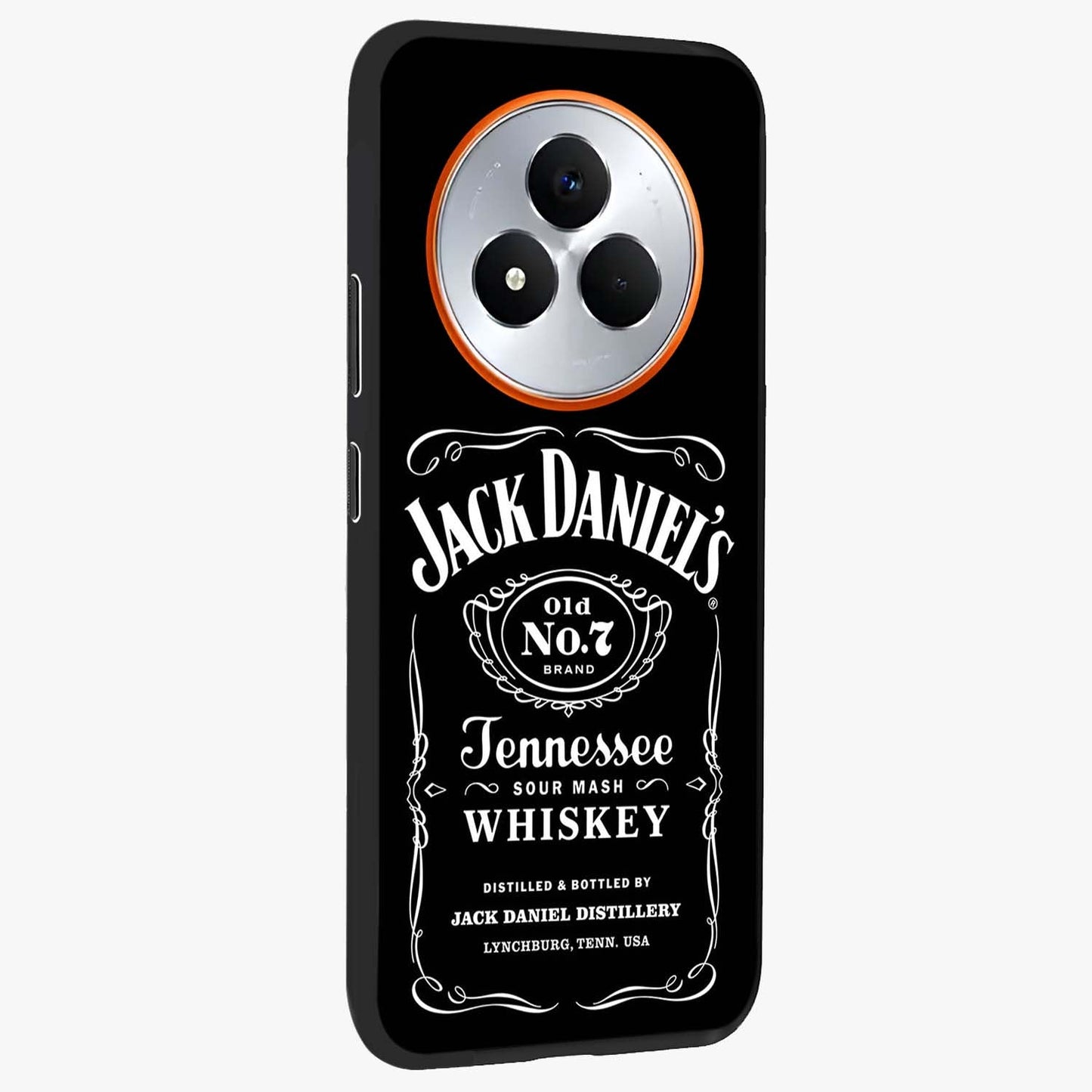 Vintage Whiskey Heritage Glass Case upright view showcasing stylish vintage whiskey artwork with timeless bar culture theme.