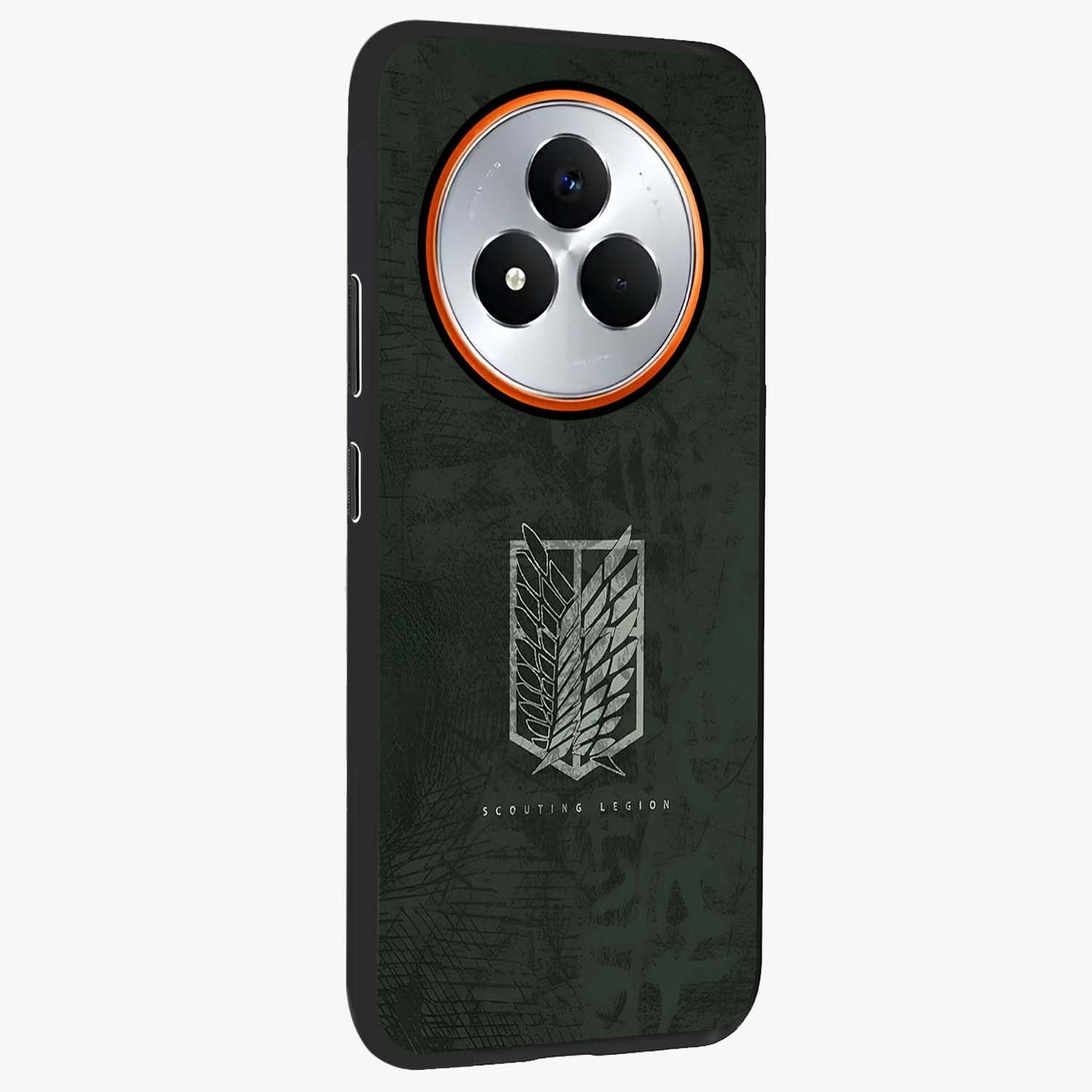Wings Of Freedom Glass Case upright view showcasing powerful wings artwork with freedom themed design.
