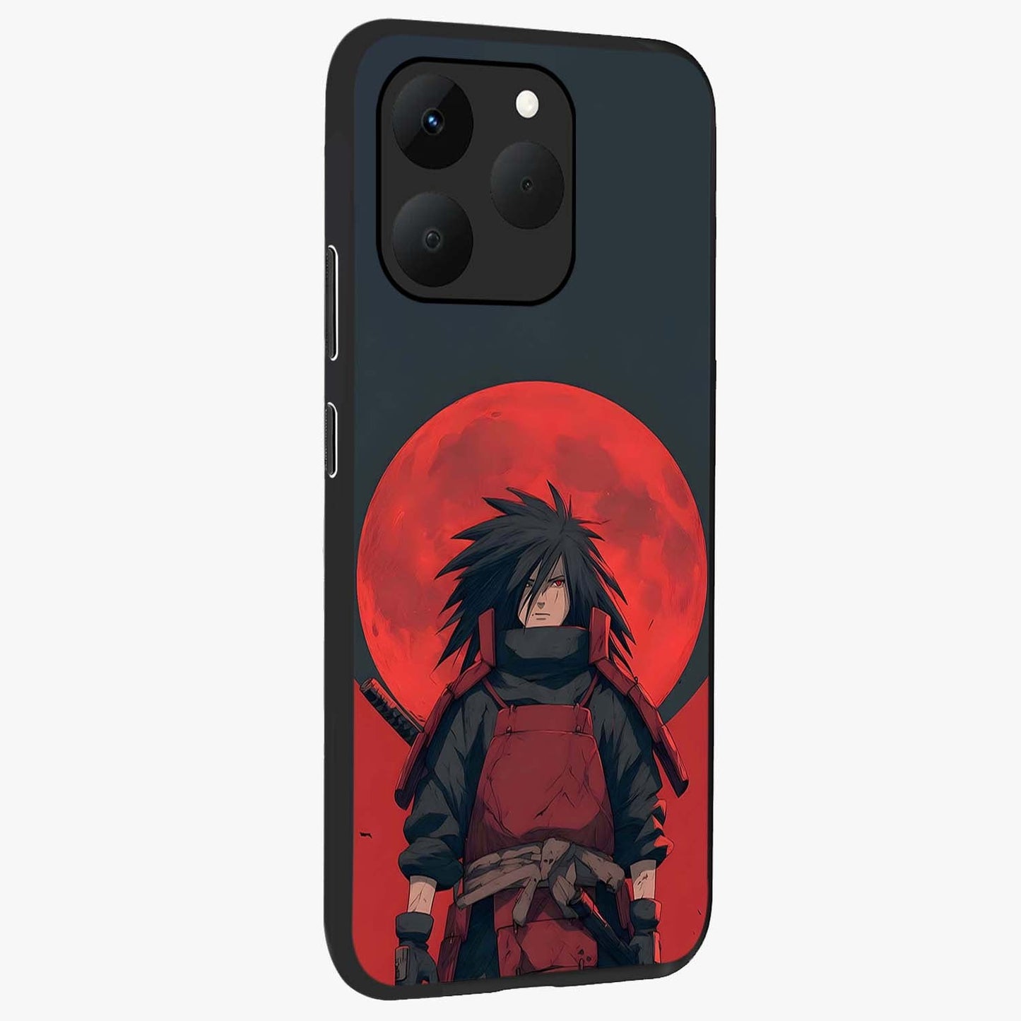 Crimson Moon Warlord Glass Case upright view showcasing powerful warlord artwork with dark celestial theme.