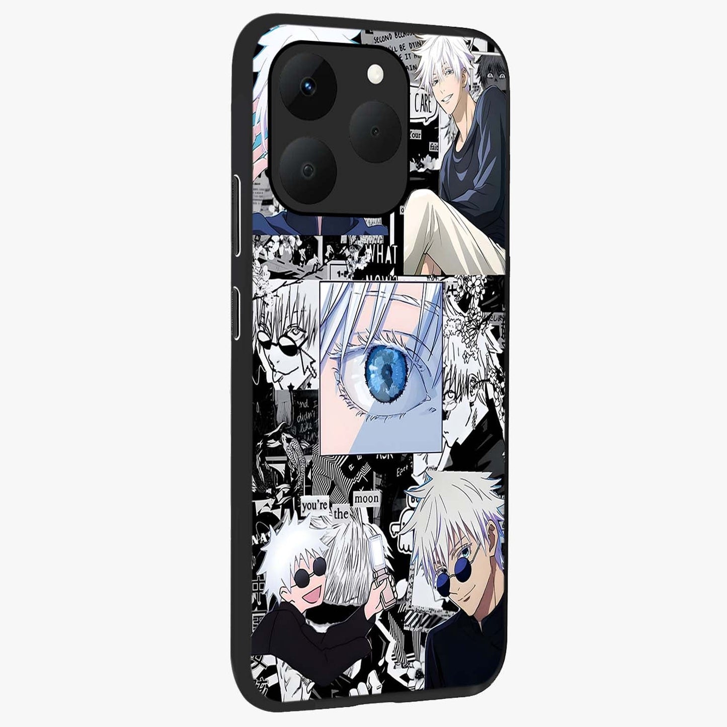 Infinity Sorcerer Chaos Glass Case upright view showcasing dramatic sorcerer artwork with chaotic mystical theme.