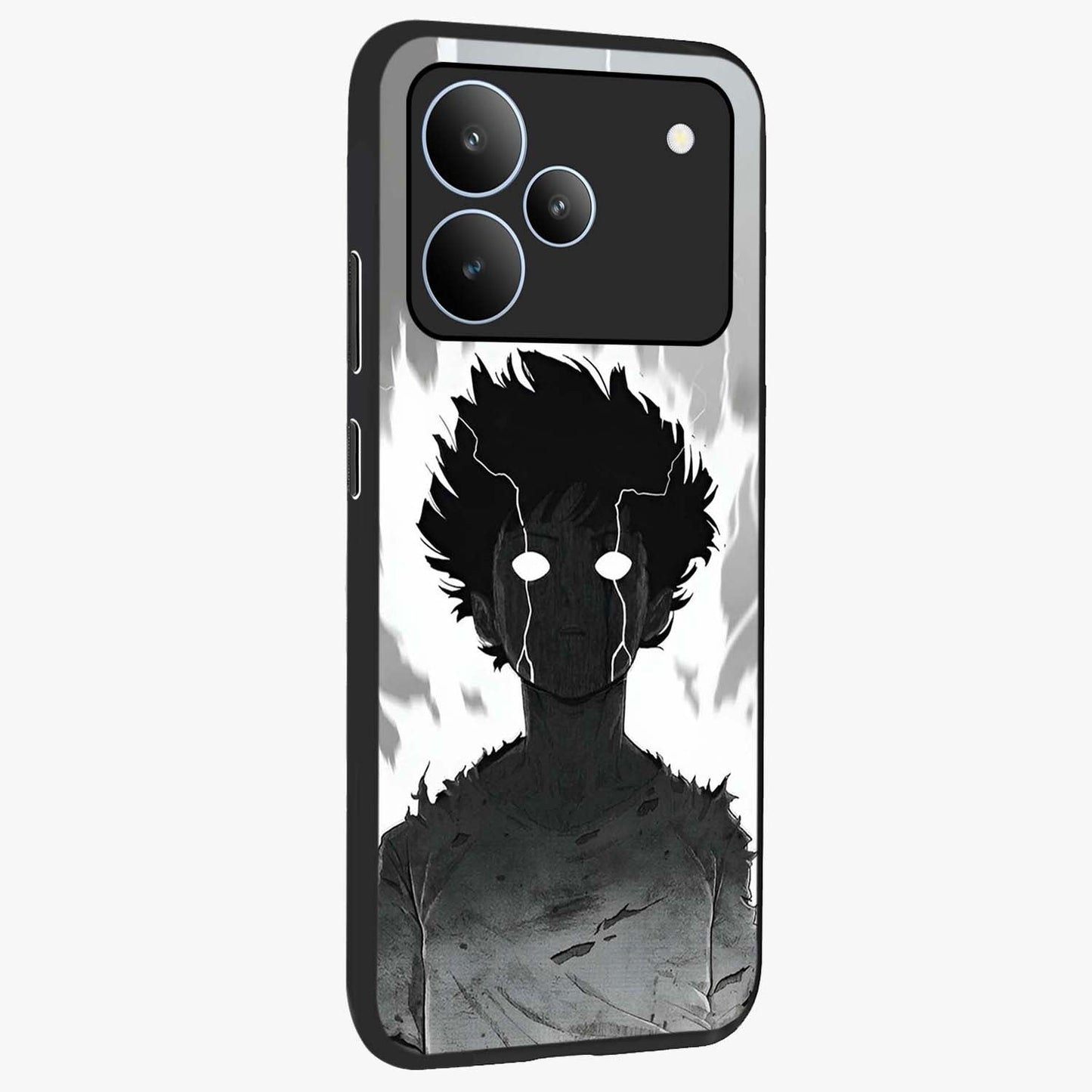 Awakened Inner Rage Glass Case upright view showcasing dramatic artwork with strong expressive aesthetic.